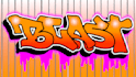 create a custom graffiti style letters for art or merch