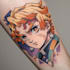 make custom anime manga tattoo design