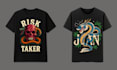 create unique and trendy tshirt designs custom graphics pod ready