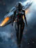 sci fi character illustration or sci fi character