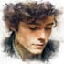 realistic a watercolor portrait art