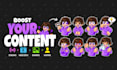 create gaming stickers for streams and content creators