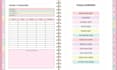 yearly digital hyperlinked planner spreadsheet routine planner habit tracker