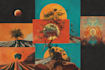 make vintage album cover for you