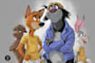 draw custom animal cartoon illustration