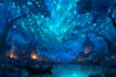 draw a magical environment concept art