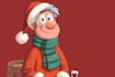 make a christmas illustration and art