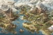 draw a wonderful custom fantasy map