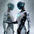 draw sci fi cyberpunk nfts, comic robot characters