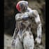 do  cyberpunk, sci fi, robot, mecha character concept art