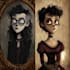 tranform you into a tim burton character