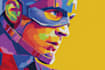draw comic superhero pop art portraits