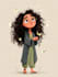 make cartoon portrait in disney style