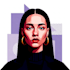 do a face into color vector art portrait and illustration