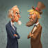 create political or satirical cartoon