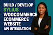 build develop sylius woocommerce ecommerce website api integration nopcommerce