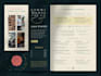 create custom design printable digital restaurant menu