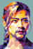 create a unique low poly vector portrait art
