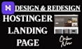 design hostinger websites and high converting landing pages