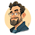 design cartoon with big head or caricature style