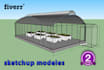 draw your 3d house in sketchup