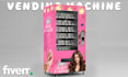create unique vending machine wrap design