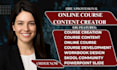 setup skool community and create online course content and curriculum