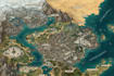 hand drawn fantasy map illustration city map design country map maker