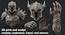 3d print and sculpt cosplay costumes head and armour