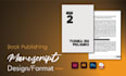 format edit amazon book publishing kindle ebook academic paper manuscript print