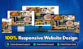 fix HTML, CSS bugs, responsive issues, and redesign your website