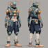 create scifi, fantasy, superhero character design