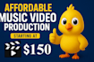 produce a professional music video