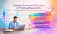 rewrite, humanize ai content, edit  and check plagiarism