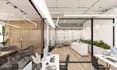 design, 3d rendering office, workspace