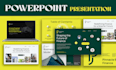 design premium powerpoint pitch deck presentation