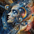 make an illustration expresionism art, graffity, abstract