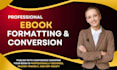 do book design kdp book formatting book layout design ebook conversion epub kdp