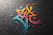 design extreme graffiti tag, nu metal, hard techno