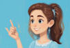 cartoon flat vector avatar or portrait