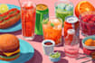 draw you a unique food illustration
