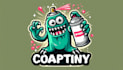 design spray paint monster cartoon logo with express delivery