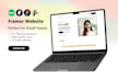 build your portfolio or business website on framer or wix