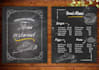 design food flyer, restaurant menu and social media post