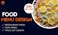 design food flyer, restaurant menu and social media post