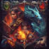 do unique fantasy game logo title