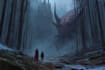 do a fantasy environment concept art oc sci fi art