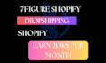 build a turnkey dropshipping shopify or ebay store  website