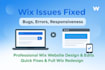 fix wix issues wix websites redesign optimize for bugs SEO and responsiveness