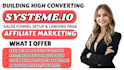 build systeme io affiliate website sales funnel landing page, website automation
